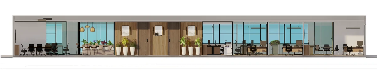 Planta del proyecto Oficinas Ultraport