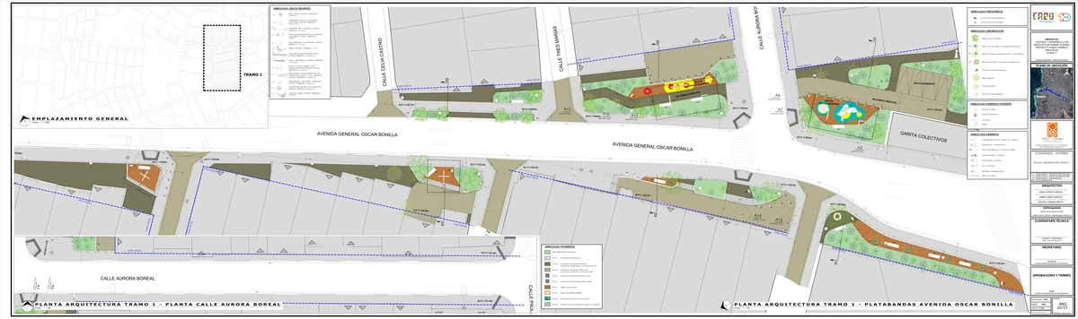 Planta del proyecto Dise&ntilde;o Aceras Paseo Cerro Mar