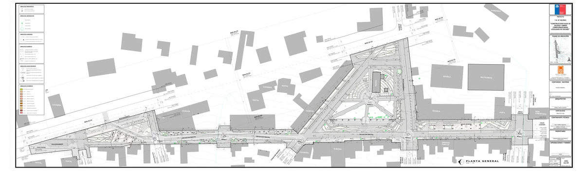 Planta del proyecto Paseo Socaire